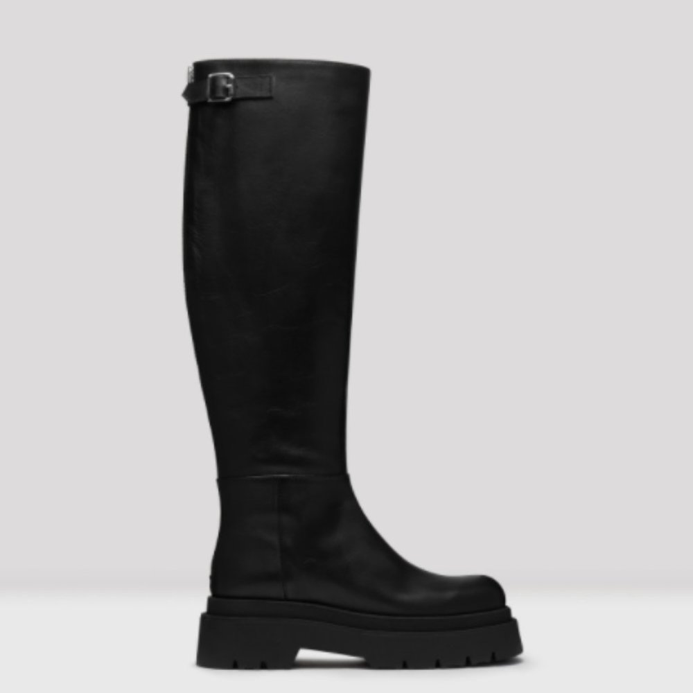 Miista E8 Amabel Black Tall Boots